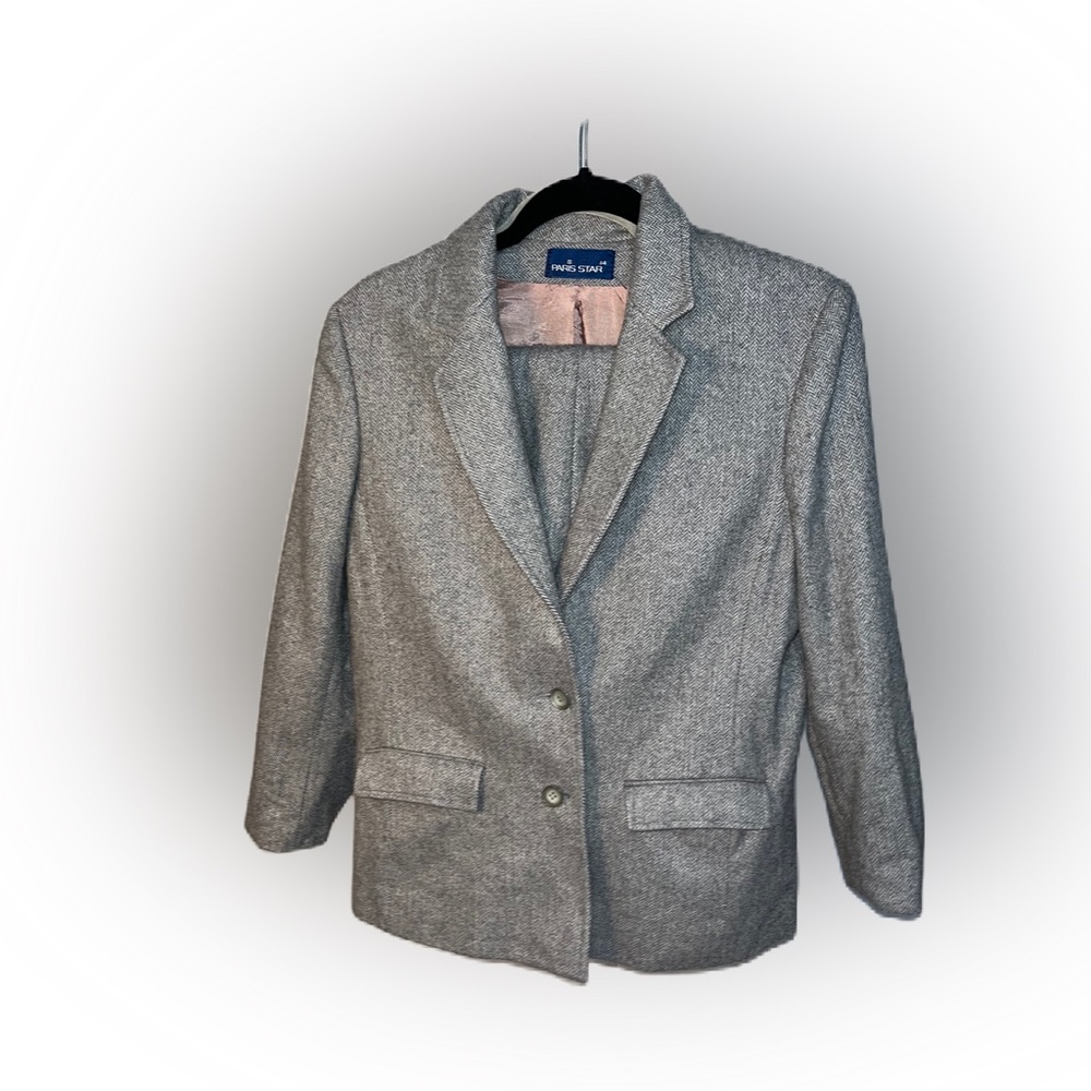 Paris star set: pants and blazer 75% wool